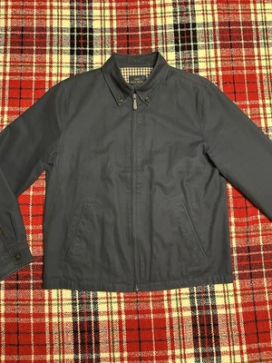 Chaqueta Brooks Brothers Hombre Talla M Color Azul Marino 100% Algodón Cremallera Completa Foto 1 de 4