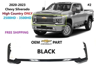 Chevy Silverado High Country 2500HD 3500HD 2020-2023 cubierta de parachoques superior delantero *2 Foto 1 de 4