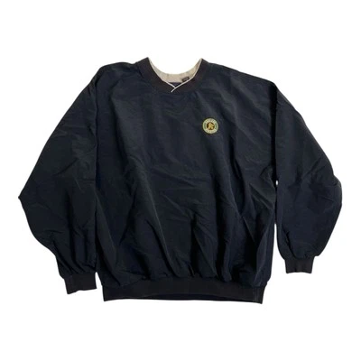 Vintage Oakland Athletics V-Neck Windbreaker Jacket Size XL Embroidered Logo  - Image 1 of 4