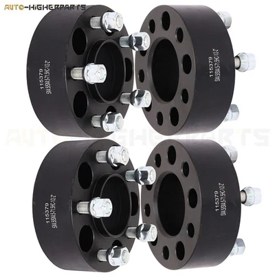 For Jeep Wrangler 1987-2006 4 Pcs 2" 5x4.5 to 5x4.5 Wheel Spacers 1/2"x20 Studs Foto 1 de 4