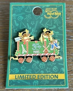 Hard Rock Limited Edition 50th Holiday Train Series  Paris Collector Pin “NEW" - Picture 1 of 1