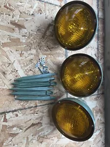 3 Vintage Low Voltage Starbrite Flood Lights 12vac 60htz 18w Sealed Beam “NOS” - Picture 1 of 12