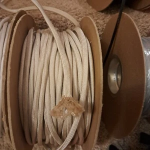 1/4"  FIBERGLASS SLEEVING - high temp. (25 FEET) - Picture 1 of 4