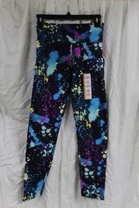 Justice Girls Printed Full Length Legging-French Navy-Large (12/14)-NWT - Picture 1 of 3