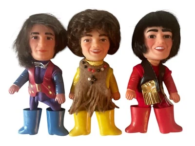 MONKEES Vintage Original Complete Set Of 3 Remco Finger Puppets - Image 1 of 4