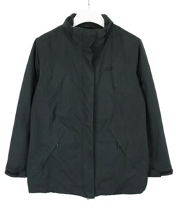 JACK WOLFSKIN Texapore Jacket Women's XL High Neck Faux Fur Lined Two Way Zip - Picture 1 of 15