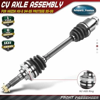 Conjunto de eje CV del lado del pasajero delantero para Mazda MX-3 1994-1995 Protege 1995-1998 Foto 1 de 4