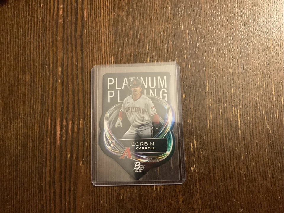35/50 2023 Bowman Platinum Corbin Carroll Platinum Plating #PPD-2 Arizonadiecut  - Image 1 of 2
