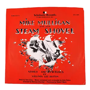 Scholastic Records Vtg 1982 Vinyl Record - Mike Mulligan and His Steam Shovel - Imagen 1 de 3
