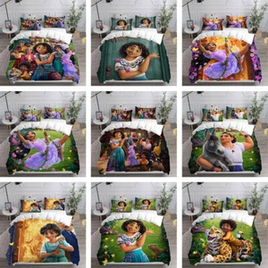 Encanto 3D Duvet Cover Bedding Set Cosplay Mirabel Madrigal Pillowcase Quilt NEW - Picture 1 of 29
