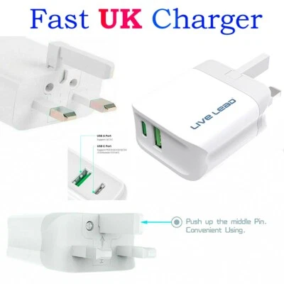 For Apple iPhone 16 15 14 13 12 11 XS XR Pro Max PLUS USB C Charger Adapter Plug - Image 1 of 4