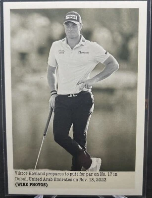 2024 Upper Deck Portfolio - Wire Photos #146 Viktor Hovland (RC) - Image 1 of 2