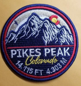 Colorado Pikes Peak Colorado Springs Patch approx 3" - Picture 1 of 2