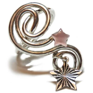 Reclaimed Treasures -- Einzigartiger handgefertigter Drahtring aus Sterlingsilber von SoniaMcD - Bild 1 von 9