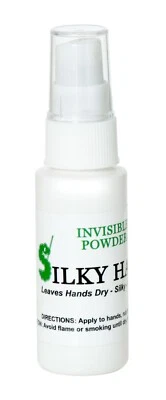Cue Silk Silky Hand Invisible Powder Chalkless Hand Conditioner 2 oz Bottle