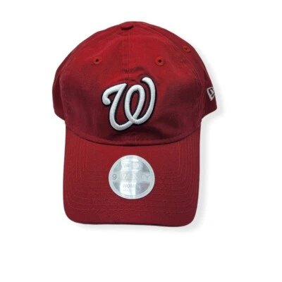 New Era Washington Nationals 9Twenty Women's Core Classic Adjustable Strap Hat - Image 1 of 4