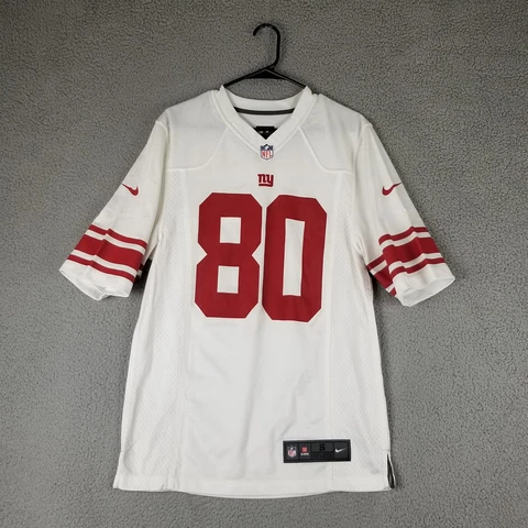 Nike Victor Cruz Jersey On Field Men Small NFL New York Giants #80 White Cover