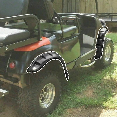 For Yamaha G14,G16,G19,G20,G22 Models Golf Cart Fender Flares W/ Hardware - Image 1 of 4