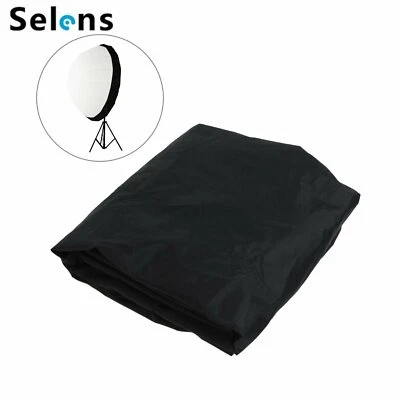 Selens 41'' 51'' 65'' Black Cover Front Fabric for Parabolic Diffuser Umbrella - Image 1 of 4