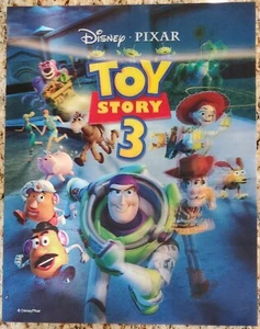Disney Pixar Toy Story 3 3D Litografía Póster 11 "x 14" Película Promo Buzz Woody - Imagen 1 de 5