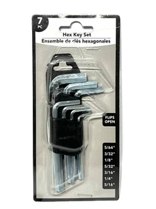 Hex Key Wrench Multi Set - 7pc w/holder - Home Tool Furniture Build - Picture 1 of 4