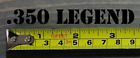 350 Legend Sticker Decal 3.5" Ammo Can Box Label Ammunition Case 9Mm Black