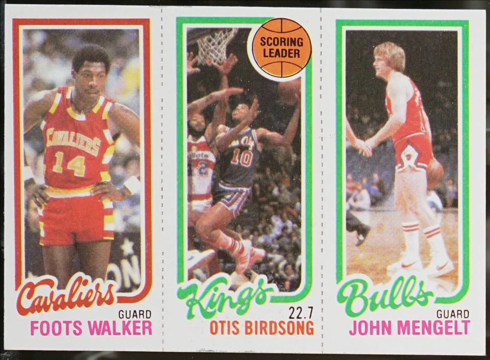 1980-81 Topps Basketball Foots Walker / Otis Birdsong / John Mengelt TL #48 / EX - Image 1 of 1