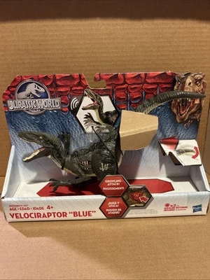 Jurassic World Velociraptor Blue Growling Attack 2015 Hasbro Light Up - NEW - Image 1 of 4