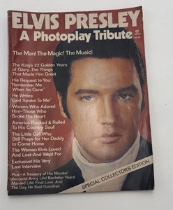 ELVIS PRESLEY: A Photoplay Tribute (Cadrant Enterprises, 1977) Magazine Vintage - Picture 1 of 7