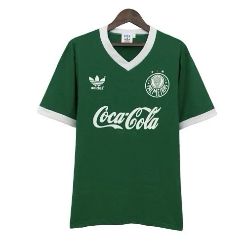 Palmeiras Home Soccer Jersey 1990/91 Vintage Shirt Retro Camiseta Coca Cola - Imagen 1 de 4