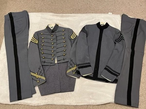 Vintage West Point Military Academy Cadet Uniforms 2 Coats 2 Trousers Hose 1982 - Bild 1 von 24
