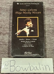 James Galway : Plays Mostly Mozart ( VHS , 1989 ) Vintage Brand New & Sealed ! - Bild 1 von 9