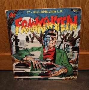 Frankenstein Power Records 7" Zoll Vinyl F1285 kleine LP Halloween 1974 Pop Art - Bild 1 von 4