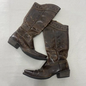 ARIAT Sahara Distressed Brown Leather Cowboy Western Boots 10011941 Womens 11 B - Bild 1 von 13