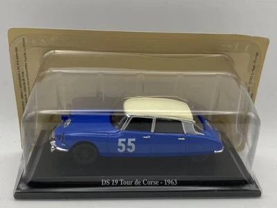 Citroen DS19 Tour de Corse 1963 Atlas 1:43 voiture miniature - Photo 1/2