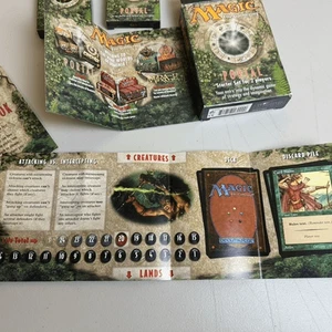 Magic The Gathering PORTAL Starter Set (1997) Caja de 2 Jugadores con Libro de Reglas y Barajas - Imagen 1 de 14