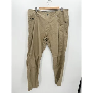 Kuhl Khaki Hose Herren 38x32 Outdoor Wandern Leicht Baumwolle Nylon Arbeit - Bild 1 von 8