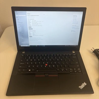 ThinkPad T470 i5-7300U 8GB Ram 256GB SSD 1920x1080 Win 10 2019 - Tested - Image 1 of 4