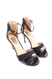 BUFFALO Sandalias de tacón alto Mujeres Talla EU 37 negro look casual - Imagen 1 de 5