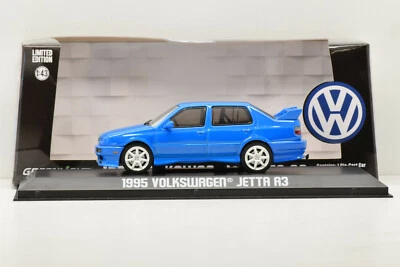 VOLKSWAGEN JETTA A3 1995 BLUE FAST & FURIOUS GREENLIGHT 1/43 NEUF EN BOITE - Photo 1/4