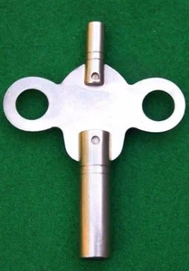 Double ended brass key size No 5 = 3.50 mm square hole with 1.95 mm end - Picture 1 of 2