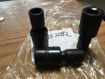 (3) Proto® - 1/2"Drive 1/2" 6pt Black Oxide Standard Impact Socket - Image 1 of 2
