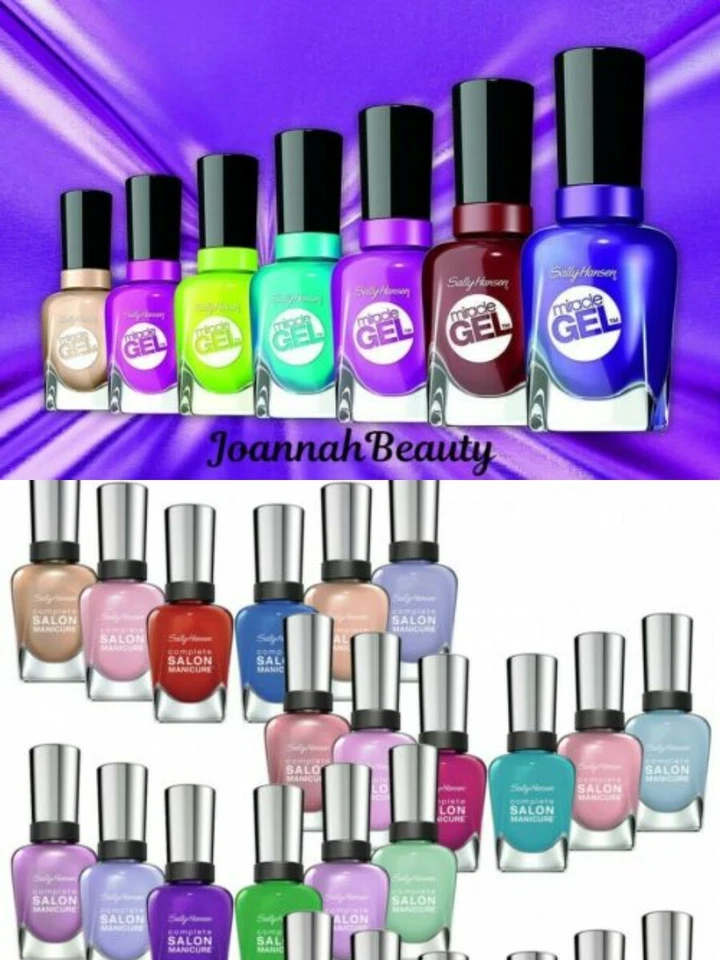 🔥 Sally Hansen Nail Polish Miracle Gel /Complete Salon Manicure 🔥