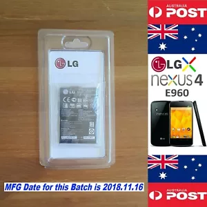 Genuine Retail LG Nexus 4 Optimus G E960 Original Battery BL-T5 2100mAh - Local - Picture 1 of 12