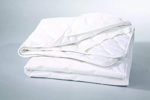 Protector de colchón acolchado de microfibra de algodón 100 % impermeable - tamaño king, blanco  - Imagen 1 de 6