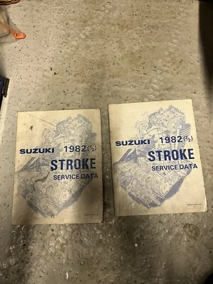 Suzuki Service Data Manuals-suzuki 1982-four Stroke Service Data-genuine Suzuki. - Image 1 of 4