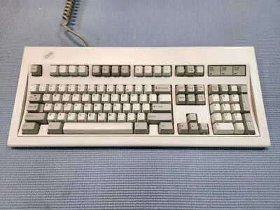 Vintage IBM 1391401 Model M F7 PS/2 Keyboard 1989 *Tested, 6 Replacement Keycaps - Image 1 of 4