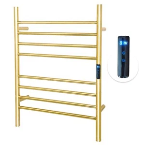8Bars Towel Warmer Rack 23" Electric Wall Mounted w/Timer & Temperature Control - Picture 1 of 6