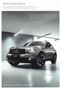 Katalog Broschüre Infiniti QX70 S Design 2015 Belgien auf Flämisch Flämisch - Bild 1 von 1