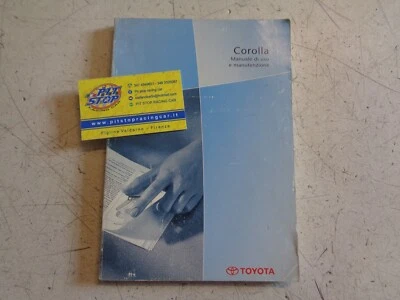 LIBRETTO USO E MANUTENZIONE TOYOTA COROLLA - EDIZIONE 01 - ORIGINALE - Immagine 1 di 2